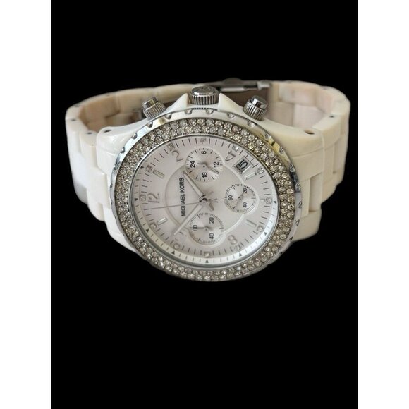 Michael Kors MK5300 Wrist Watch for Women white band main image 9